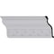 Ekena Millwork 9 1/8"H x 3 3/4"P x 9 7/8"F x 94 1/4"L, (4" Repeat), Woodruff Crown Moulding MLD09X03X09WF - alternate 1